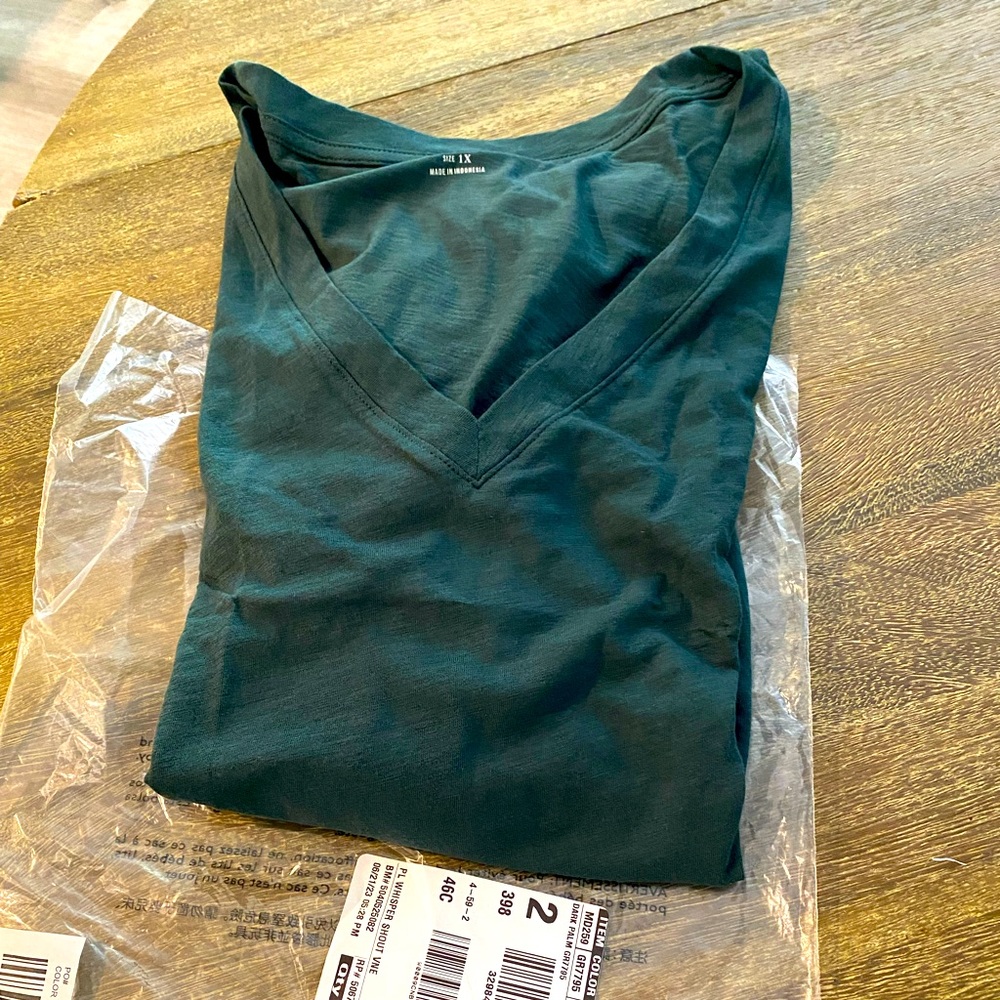 NWT Madewell Whisper Cotton V-neck Tee